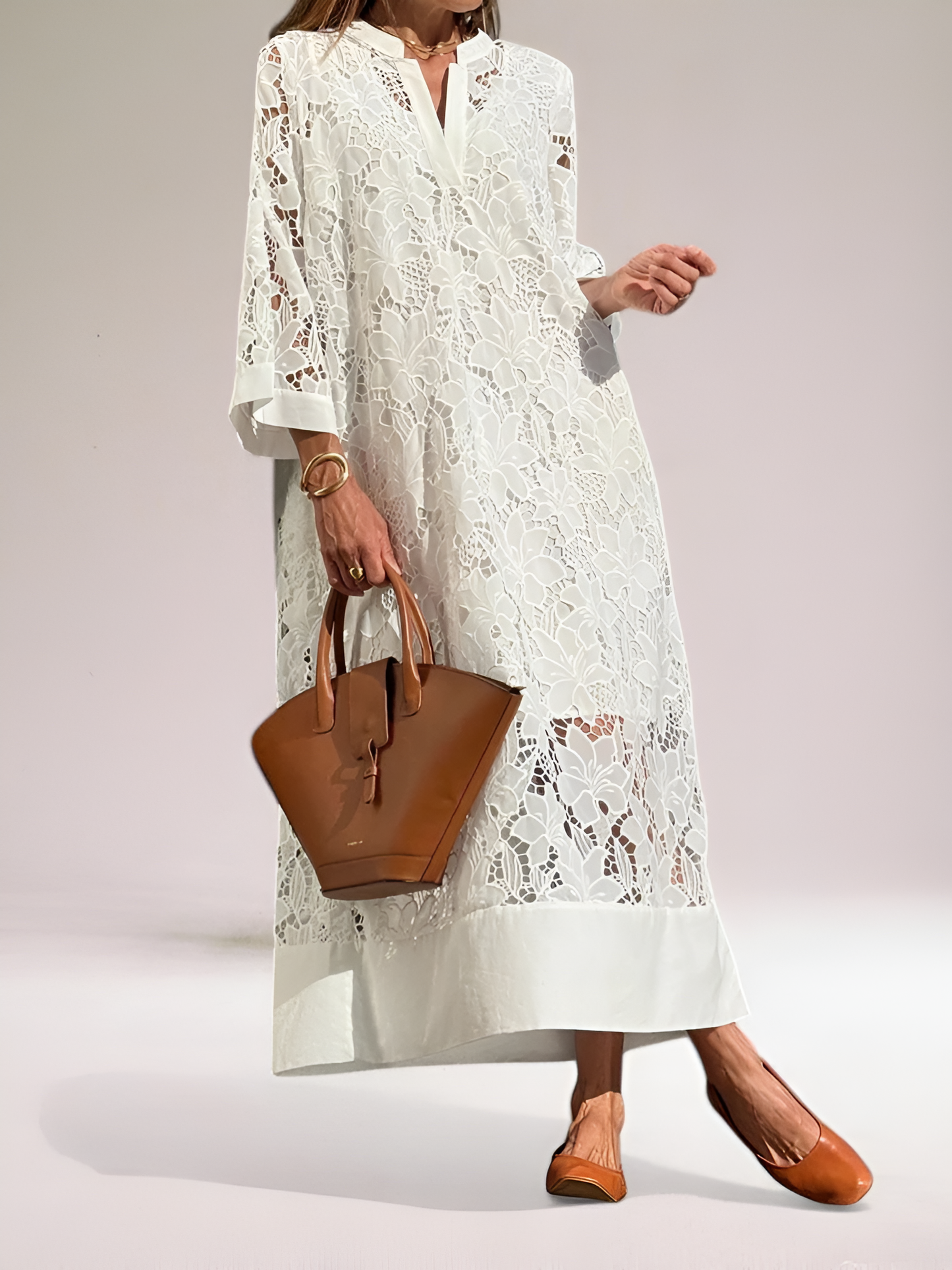 Gia - Lace Maxi Dress