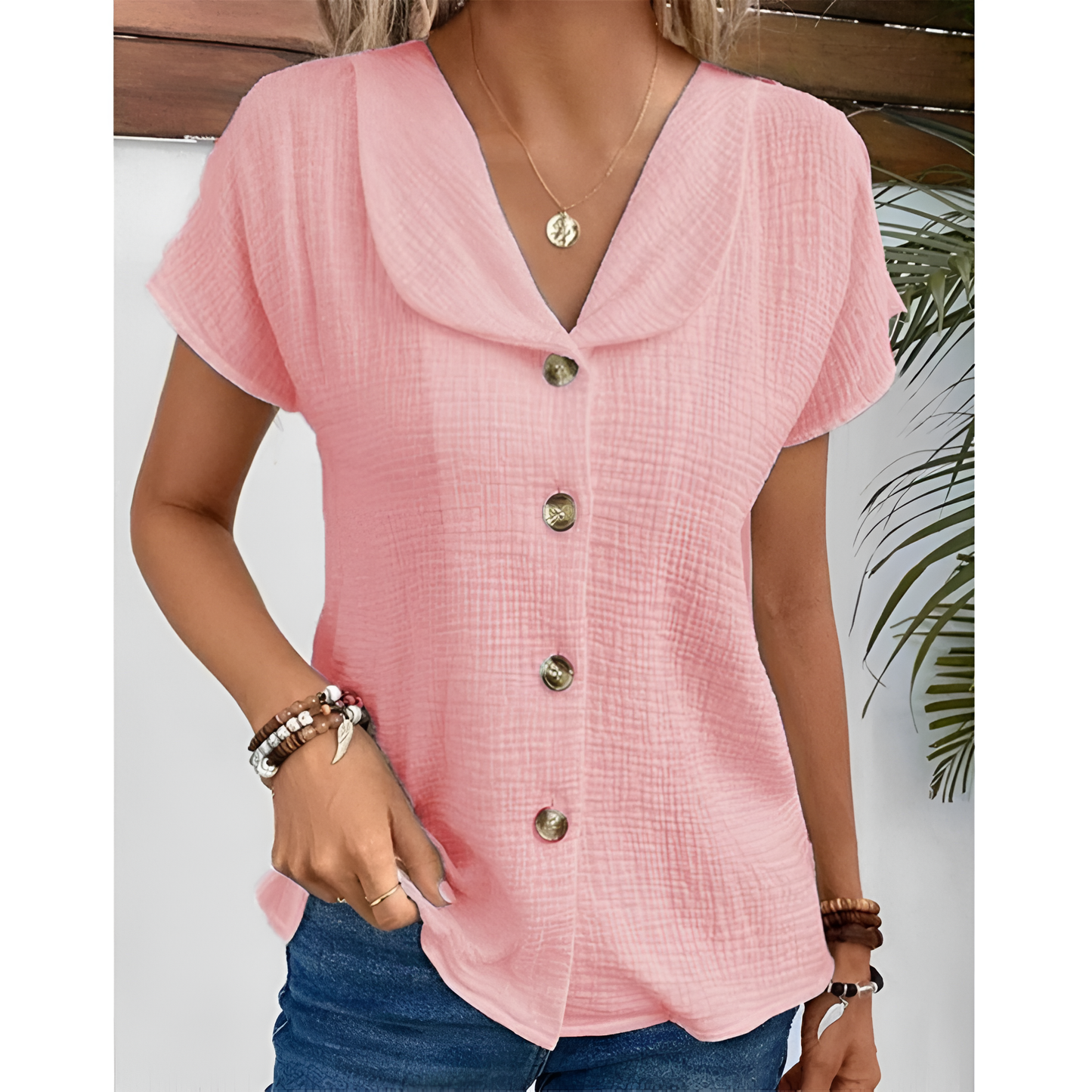 Jade - Stylish Knit Shirt