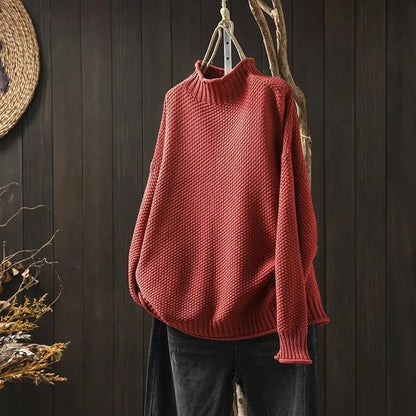 Amber - Soft Knitted Turtleneck Sweater