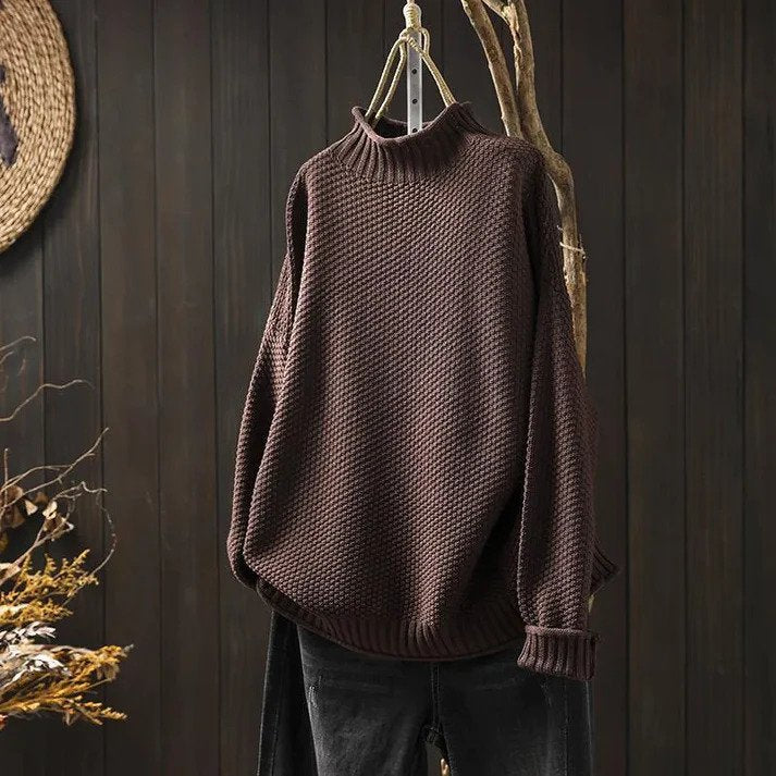 Amber - Soft Knitted Turtleneck Sweater