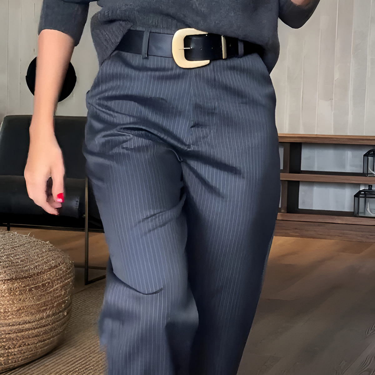 Iris – Striped Suit Pants